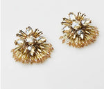 Load image into Gallery viewer, Golden Flower Earrings