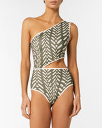 Load image into Gallery viewer, Vita Raisa Green One Piece