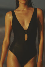 Load image into Gallery viewer, Black Koi One Piece
