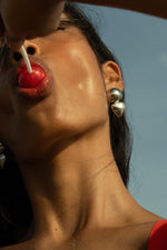 Load image into Gallery viewer, Chunky Heart Earrings