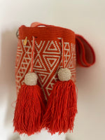 Load image into Gallery viewer, Are Wayuu Mochila - Orange/Gold