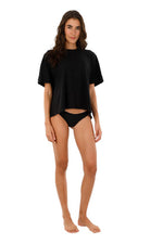 Load image into Gallery viewer, Black Well Sung Oversize t-shirt