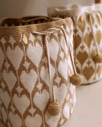 Load image into Gallery viewer, Open your heart Mochila - Gold