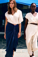 Load image into Gallery viewer, Malecon Skirt Navy