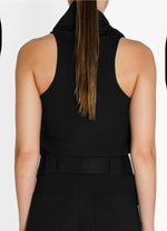 Load image into Gallery viewer, Noche de Lirios Black Blouse