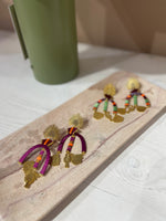 Load image into Gallery viewer, Charms Hoops Earrings