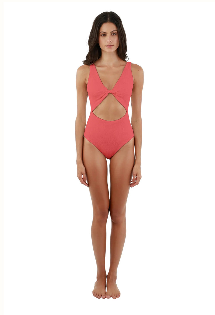 Textured Slow Rose Twix One Piece