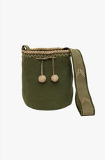 Load image into Gallery viewer, Iconic M Bag Wayuu Mochila - Olive