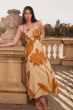 Load image into Gallery viewer, Ariza Mustard Dress