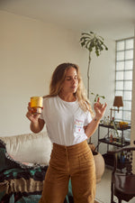 Load image into Gallery viewer, Hagamos Lo Que Diga El Corazón Embroidered t-shirt