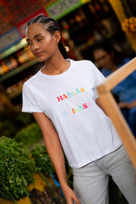 Load image into Gallery viewer, Hablás o Bailás Embroidered t-shirt
