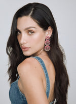 Load image into Gallery viewer, Earrings Dalia Fuxia