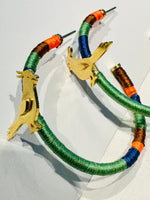 Load image into Gallery viewer, Gloria Hoops Earrings