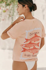 Load image into Gallery viewer, Sunburst Oversize T-shirt