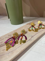 Load image into Gallery viewer, Charms Hoops Earrings