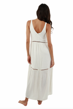 Load image into Gallery viewer, White Lovey Dovey Maxi Dress
