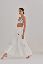 Load image into Gallery viewer, Mixed Eyelet Pants - Indigo