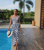 Load image into Gallery viewer, Rania Blueguer One Piece