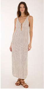 Load image into Gallery viewer, Ocean Stripes Ring Reef Dress