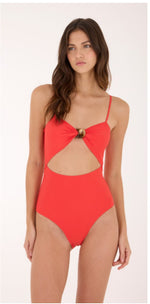 Load image into Gallery viewer, Sunny Red Ícaro One Piece