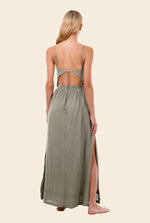 Load image into Gallery viewer, Serenity Green Linen Dress
