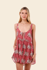 Load image into Gallery viewer, Tropical Wine Soul Dress

