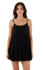 Load image into Gallery viewer, Textured Black Kanesu Dress
