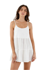 Load image into Gallery viewer, Textured White Kanesu Dress
