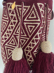Are Wayuu Mochila - Grape/Gold