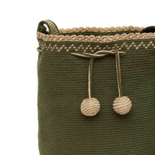 Load image into Gallery viewer, Iconic M Bag Wayuu Mochila - Olive

