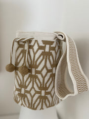 Majayura Mochila - Nude/Gold