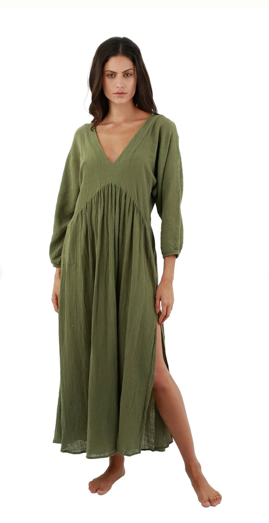 Clover Green Easy Dress