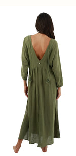 Load image into Gallery viewer, Clover Green Easy Dress
