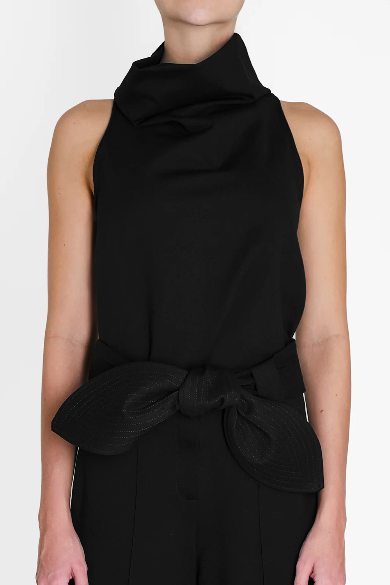 Noche de Lirios Black Blouse