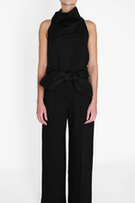 Load image into Gallery viewer, Noche de Lirios Black Blouse