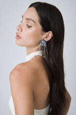 Load image into Gallery viewer, Earrings Naia Blue
