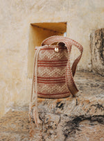 Load image into Gallery viewer, Caribeña Wayuu Copper Mochila
