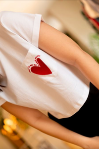 Lo Que Hay Es Amor Propio Embroidered t-shirt