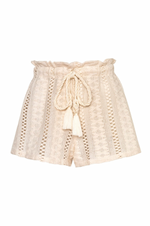 Load image into Gallery viewer, Irene Tapioca Shorts - Ivory
