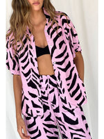 Load image into Gallery viewer, Orchid Stripes Twyla Shirt
