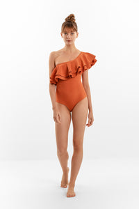 Abigail Orange One Piece