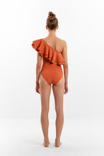 Load image into Gallery viewer, Abigail Orange One Piece

