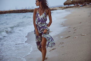 Tropical Periwinkle Mar Dress
