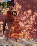 Load image into Gallery viewer, Printed Twist Maxi Dress Encanto
