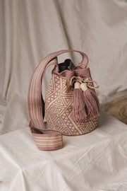 Are Wayuu Mochila - Pale Rose