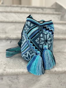 Wayuu Mochila - Blue design